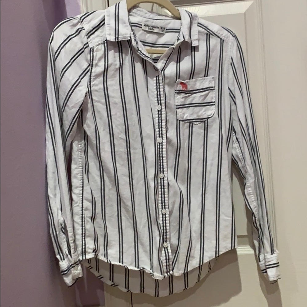 Abercrombie kids button down shirt